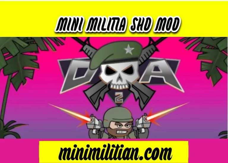 Mini militia mod by Sahad Ikr latest version 2023